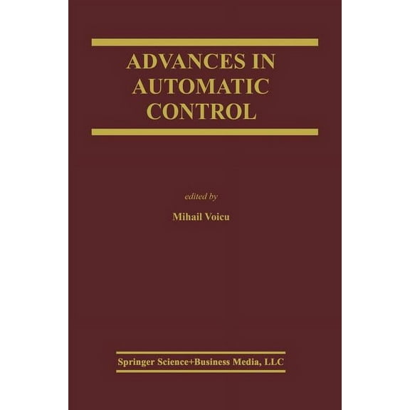 The Springer International Engineering a Advances in Automatic Control, Book 754, (Paperback)