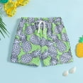 thumbnail image 3 of Kids Swimsuits Boys Cartoon Printed Swim Trunks Swimsuit Beach Shorts Baby Boy Swimsuit Size 3Y Green, 3 of 6