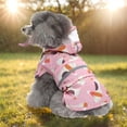 thumbnail image 1 of Imperméable pour Animaux de Compagnie, Grand et Petit, Motif de Rayures Réfléchissantes, Activités Extérieures, Gilet de Natation Imperméable avec Poignée, Bottes de Pluie pour Grands Chiens, Gilet Léger pour Chiens, 1 of 3
