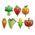 thumbnail image 2 of Globos de fiesta de boda QUANZHOUTIANDI Globo con sonrisa de frutas y verduras colorido 7 piezas, 2 of 5