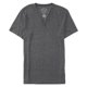 thumbnail image 2 of Camiseta básica Aeropostale con cuello en V para hombre gris grande, 2 of 2