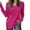 Hot Pink #808, variant on Bovemsi Sweaters for Women Cozy V Neck Long Sleeve Shirts Casual Fall Tops Lightweight Tunic Fashion Clothes 2024 Fall Sweaters