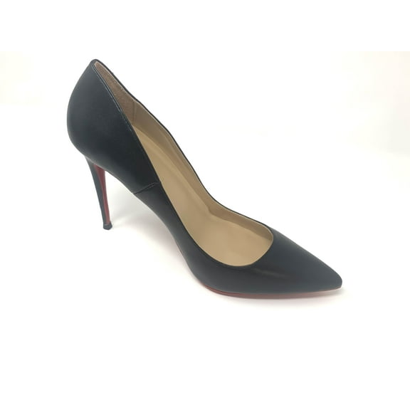 Dolce Zuriel Rain Black High Heels Leather Pump