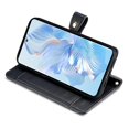 thumbnail image 2 of Para Honor Magic6 5G Funda tipo billetera con bolsillo con cremallera y tarjetero Funda de cuero para teléfono con 2 correas, 2 of 4