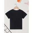 thumbnail image 3 of Toddle Girl's Cotton & Grandma Letter Print Short Sleeve T-Shirts, Comfy Breathable Crew Neck Tops, Kid's Clothing, 3 of 7