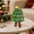thumbnail image 5 of Cute Christmas Tree Plush Doll Keychain Stuffed Animal Toy Soft Green Plush Ornament for Backpack Gift Bag Charm Stocking Stuffer Christmas Decorations Holiday Gifts, 5 of 6