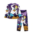 thumbnail image 2 of Lsque Scooby-Doo Pattern Long Sleeve Pajama Set for Women - Soft 2-Piece Sleepwear and Loungewear Set with Pockets, Comfy Nightwear, 2 of 8