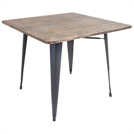 Oregon Dining Table Wood/Gray - LumiSource
