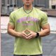 thumbnail image 3 of Hombres Pantalones Cortos Casual Manga Corta Cuello Redondo Carta Impresa Deporte Camiseta, Top de Algodón de Fitness para Hombres, 3 of 8