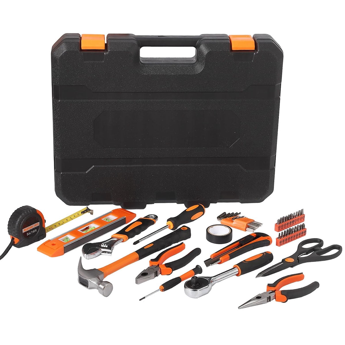 Ataucjin 247PCS Househlod Tool Set with Storage Case, General Combination Package Mixed Household Tool Set Hand Tool Kit