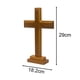 thumbnail image 5 of Cruz de Madera de Pie para Altar Decoración de Mesa Escultura Religiosa Y Adorno con Soporte Estable Adecuado para El Hogar La Iglesia Y La, 5 of 7