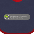 thumbnail image 4 of Inktastic Achievement Unlocked: New Character Created Boys or Girls Baby Bib, 4 of 4
