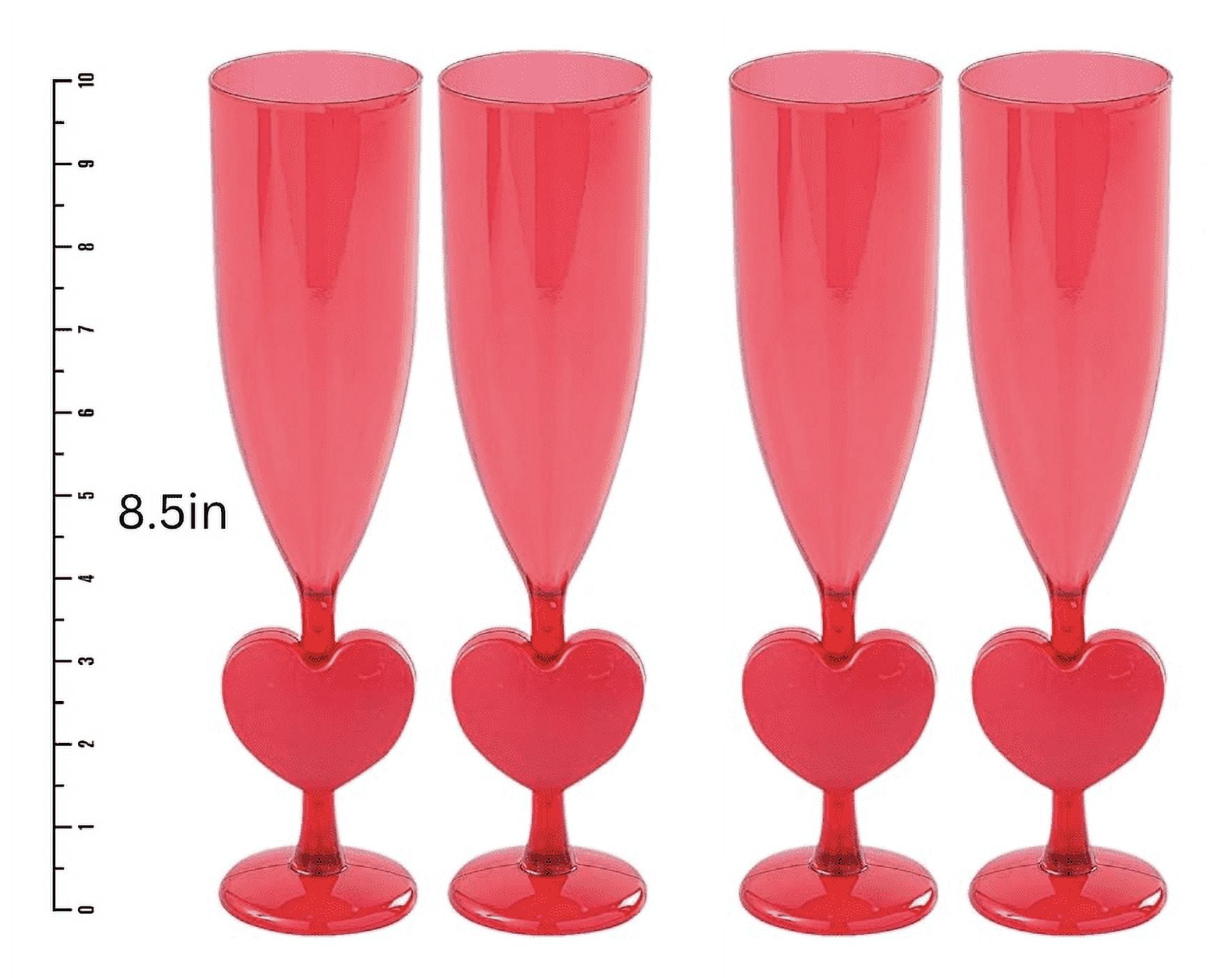 Red Reusable Flutes