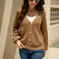 thumbnail image 6 of Drses Women Lightweight Crochet Cardigan Sweater Long Sleeve V Neck Hollow Out Open Front Kint Outwear Sweaters, 6 of 9