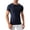 (New29)Navy, variant on Men's Breathable Quick Drying Yoga Athletic Fit Short Sleeved Tight Naked Lightweight Fitness Training T-Shirt Running Top