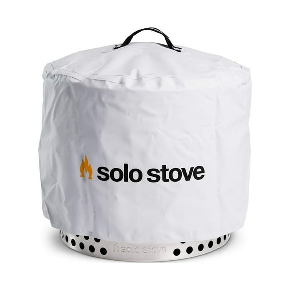 Solo Stove Bonfire Shelter, Protective Cover, Waterproof, PVC-coated polyester, White
