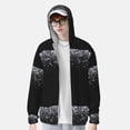 thumbnail image 4 of Kll Silver Glitter1 Print Men'S Women’s Upf 50+ Sun Protection Outdoor Hoodie Jacket Long Sleeve Fishing Hiking Performance Shirt- Xx-Large, 4 of 8