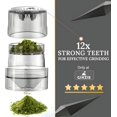 thumbnail image 4 of 3-in-1 Portable Herb Grinder and Cone Filler – Travel-Friendly Rolling Accessory Kit with Built-in Storage – Includes 8 Carbon-Filtered Paper Cones, 4 of 6