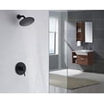 thumbnail image 2 of sumerain Black Shower Faucet, Matte Black Shower Fixtures Shower Mixer, Rough-in Valve Included, 2 of 5