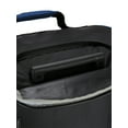 Travelers Club 30in Rolling MultiPocket Upright Duffel Blue