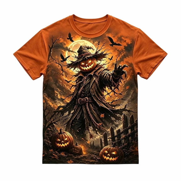 Hiijoy Boys Halloween T-Shirt Graphic Short Sleeve Crewneck Tee Kids Casual Summer Tshirt