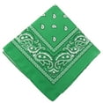 thumbnail image 1 of Meitianfacai Paisley Bandanas Multi Colored Set Cowboy Bandana Head Scarf Double Sided, Green, 1 of 1