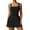 Black, variant on PULLIMORE Women's Athletic Dress with Built-in Bra & Shorts – Backless Square Neck, Pleated Hem, Tennis Golf Dress Featuring Pockets