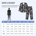 thumbnail image 4 of Honeii Gnome With Mushroom Pattern Mens Pajamas Set,2pcs Men's Lounge Long Sleeve Sleep Shirt and Pajama Bottoms Sleepwear Set,Mens Pjs Sets-XX-Large, 4 of 7