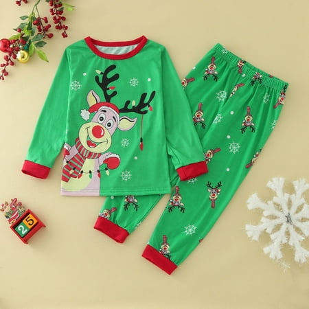

CAICJ98 Christmas Gifts For Women Matching Family Pajamas Sets Holiday Stay at Home PJ s with Letter Printed Tee and Car Printed Pants Loungewear
