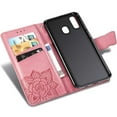 thumbnail image 5 of Compatible with Samsung Galaxy A20 Wallet Case for Women, Leather Flip Folio with Kickstand Magnetic and Card Holder Protective Case for Samsung Galaxy A20 / A30 Butterfly Pink SD, 5 of 14