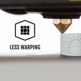 thumbnail image 5 of Hatchbox Filamento Para Impresora 3D Pla Mate Precisión Dimensional +/- 0,03 Mm Bobina De 1 Kg 1,75 Mm Gris, 5 of 5