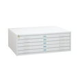 thumbnail image 2 of Safco 5 Drawer Flat Files Metal Cabinet for 36" x 48" Documents in White, 2 of 2