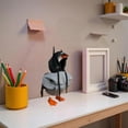 thumbnail image 4 of xiziHUAN9C 7 Inch Desk Goose Outfits, Bat Hoodie for Desktop Goose, 7 Inches Mini Desk Geese Clothes Clothing Accessories for Geese Statue Table Decor,Black, 4 of 4