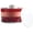 White Plastic Lid, variant on Clear Glass 155oz Large Trifle Bowl with Lid, Modern Design for Salads, Dessert, Fruit, and Party Displays