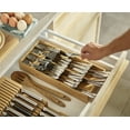 thumbnail image 5 of Joseph Joseph DrawerStore Bamboo Drawer Organizer for Silverware, Cutlery & Flatware, 5 of 5