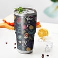 thumbnail image 3 of 30oz Pioneer Flower Floral Print Pattern Tumblers Stainless Steel Tumbler with Lid and Straw,Vacuum Insulated Double Wall Travel Tumbler Cups Mug with Cleaning Brush for Coffee,Tea, 3 of 7