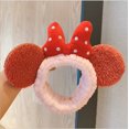 thumbnail image 1 of Versión coreana del arco de punto de onda de flor en la cabeza fuera del aro para el cabello diadema de felpa accesorios para la cabeza lavado de cara de mujer diadema naranja ShuxiuWang 9024715054364, 1 of 1