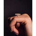 thumbnail image 4 of SOLITAIRE JEWELS 2.50CT Marquise Cut Solitaire Moissanite Engagement Ring for Women with Pave & Hidden Halo Setting Solid 18k Yellow Gold, 18k Yellow Gold Solitaire Ring, 4 of 7