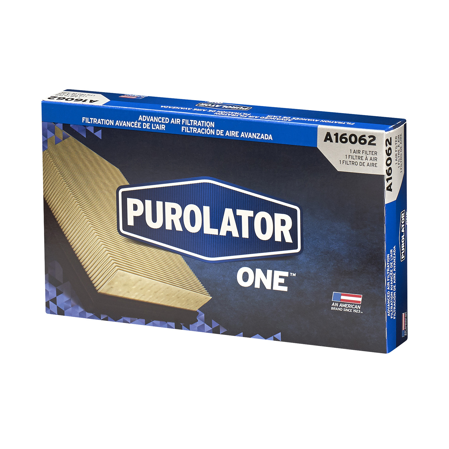 Purolator Advanced Engine Air Filter Purolator ONE A16062 for Smart Fortwo