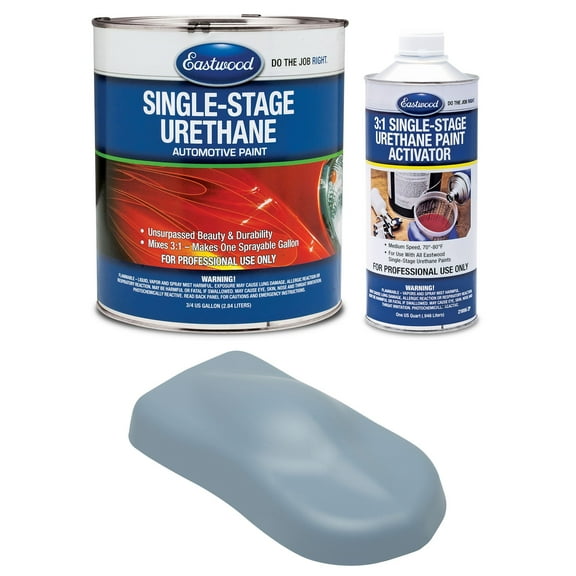 Eastwood 3:1 Rat Rod Matte Light Blue Single Stage Automotive Spray Paint 1 Sprayable Gallon Kit