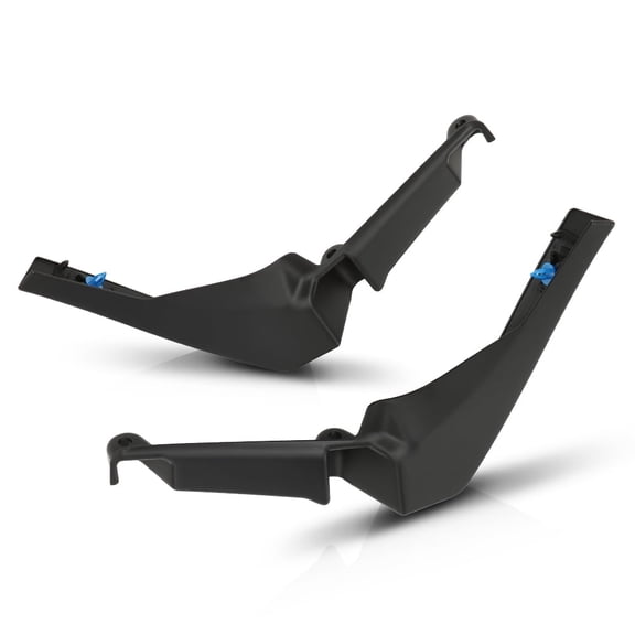 CROSSDESIGN 2Pcs Left Right Front Bumper Fender flares Trim Fit For 12-15 Range Rover Evoque