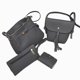 thumbnail image 1 of Elegante conjunto de 4 Uds. de s de hombro para mujer, conjunto de s cierre de cremallera, , tarjetero, Gris Baoblaze Bolsos de hombro para mujer, 1 of 7