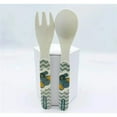thumbnail image 3 of Primo Passi 2-Piece Kids Spoon and Fork Set Bamboo Fiber Little Elephant, 3 of 3