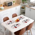 thumbnail image 2 of Geometric Circles Placemats Set of 4 12"x18" Red Black White Placemats for Dining Table Indoor Outdoor Kitchen Abstract Art Table Mats Placemat Modern Style Decor Table Place Mats Room Decorations, 2 of 3