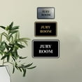 thumbnail image 3 of Signs ByLITA Classic Framed Jury Room Door or Wall Sign Durable ABS Plastic | Laser Engraved | Easy Installation | Courtroom Sign (Blue) - Small, 3 of 9