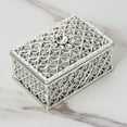 thumbnail image 1 of Taotanxi Candy Box Personalized Hollow Gold Plated Silvers Plated Aromatherapy Box Wedding Candy Box Storage Box, 1 of 6