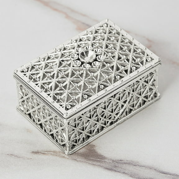 Personalized Wedding Candy Boxes 12Pcs, Hollow Metal Containers, Elegant Bridal Shower Favors Storage Box for Wedding Receptions, Home Organization & Party Decorations