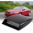 thumbnail image 3 of HUGFEGWE Universal Car Decorative Air Flow Intake Scoop,Bonnet Vent Sticker Cover Hood(Black) CJB91-46193, 3 of 9