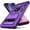 Purple, variant on for Samsung Galaxy S10 Case,with Camera Lens Cover HD Screen Protector,[Military Grade] Ring Car Mount Kickstand Hybrid Hard PC Soft TPU Shockproof Protective Case for Galaxy S10, Red