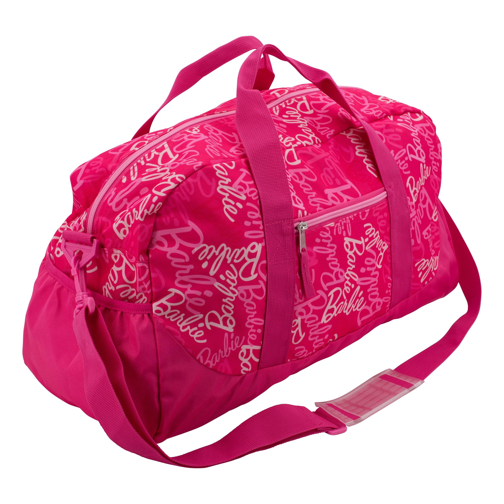Barbie Duffle Bag, 16 inch Travel Sleepover Weekender Bag for Girls, Purple Dance Bag